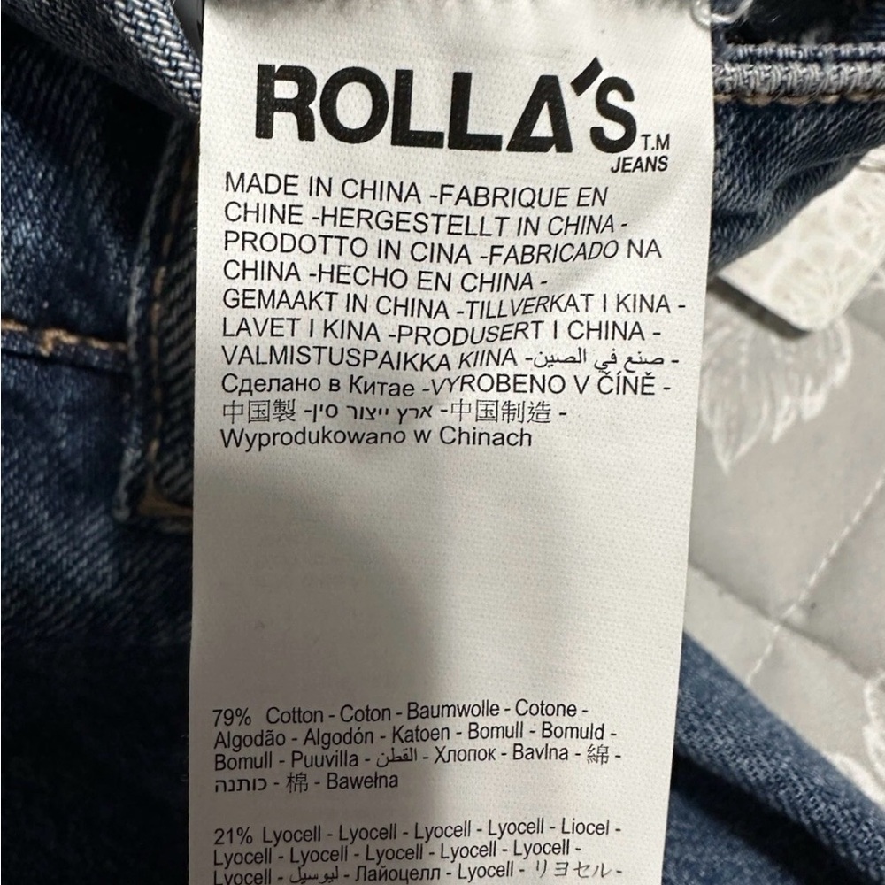 Rolla's Chicago denim maxi skirt in blue. size 28 - Picture 6 of 8